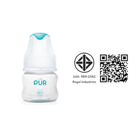 ขวดนม PUR ADVANCED SLIM NECK ขนาด 2 ออนซ์/60 มล._4